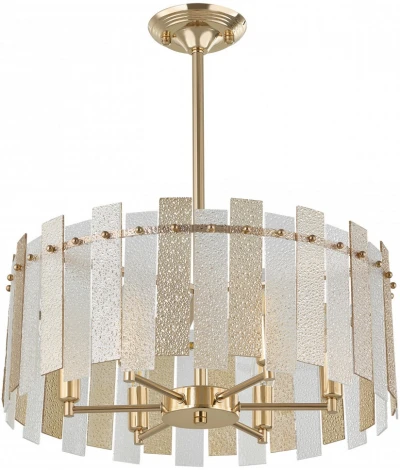 Подвесная люстра хрустальная на штанге Arte Milano Sorrento-2109 372109/6/350/500 GD (220V)