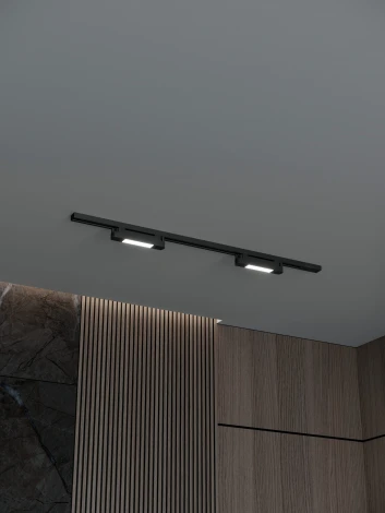 Трековая система в сборе накладная однофазная 220V Hesby Lighting №1 однофазная накладная Skylite HSBL_kompl_S001_NI1B4K