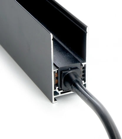 Гибкий коннектор для низковольтного шинопровода, черный Feron LD3002 41971