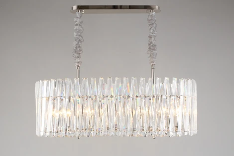 Подвесная люстра Aployt Verene APL.808.03.12 (220V, хрусталь, на цепи, свеча)