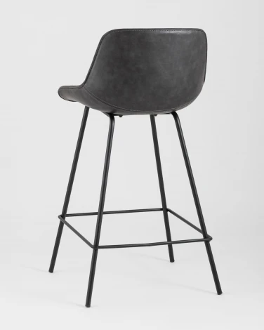 Стул полубарный Stool Group TEXAS экокожа серый УТ000003961