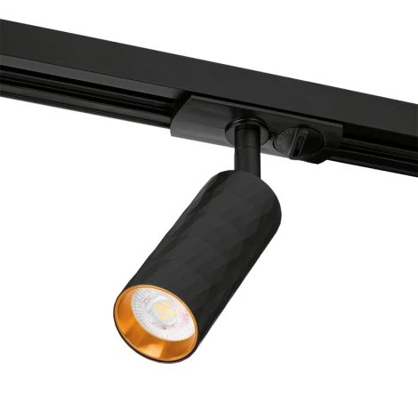 Трековый светильник однофазный Wolta WTL-MR11/17BG под лампу MR11 с цоколем GU10 Черный / золотой PICCOLE
