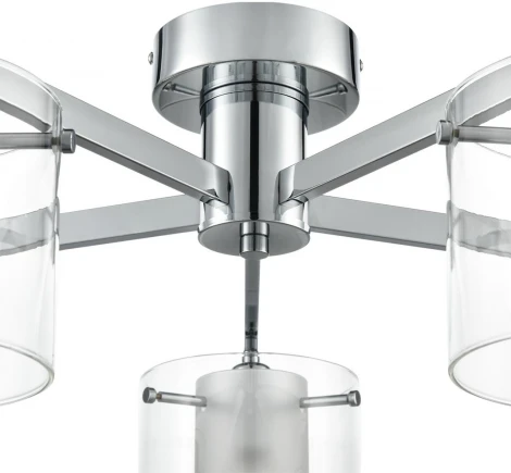 Потолочная люстра Lumion Verdi 8261/5C металл/стекло, хром/прозрачный E14 5*40W 220V