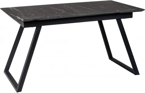 Стол R-Home Пеле раздвижной 120-160 Темный мрамор/Бабочка