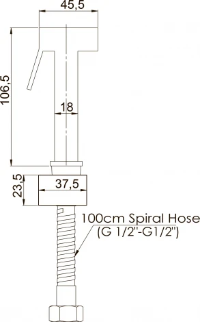 Гигиенический душ GPD STS03