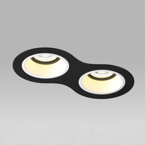 Встраиваемый светильник под LED модуль/ламп МR16 Lightstar Domino D6270606BMOD (220V)