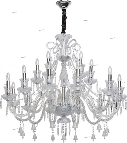 Подвесная люстра Chiaro Барселона 313012418 (220V, на цепи, подсвечник, свеча)