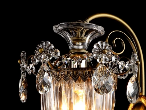 Бра Osgona Schon 790611 (220V, хрусталь, подвески, цветы)