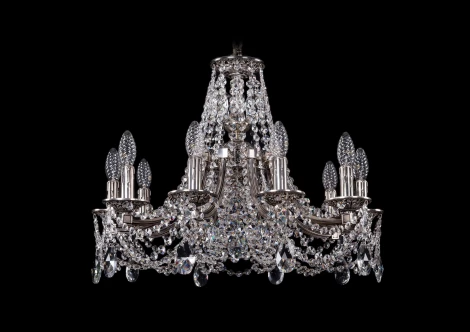 Подвесная люстра Bohemia 1771 1771/10/190/C/NB