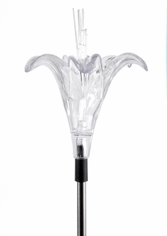 Грунтовый светильник на солнечной батарее RGB Uniel USL-S-104/MT810 Lily (LED, цветы, IP44)