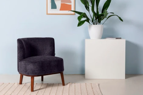 Кресло R-Home Шафран Карбон