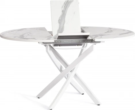 Кухонный стол Tetchair MANZANA (ЛДСП,HPL,Металл/Белый)