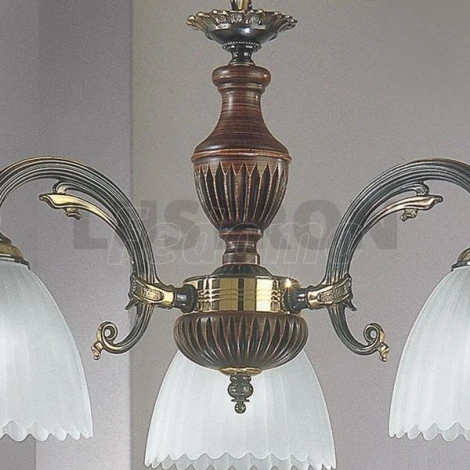 Подвесная люстра Reccagni Angelo 3510 L 3510/3 (220V, на цепи)