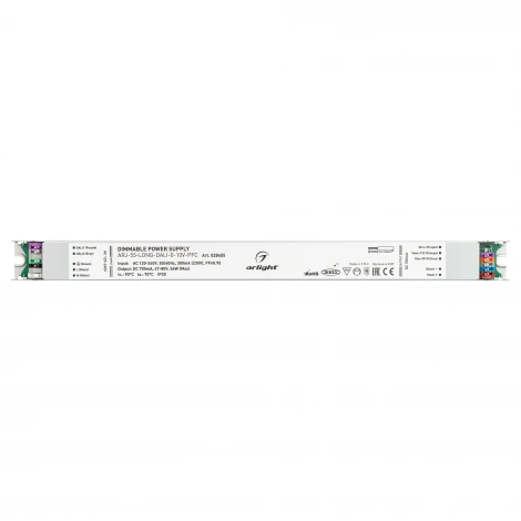 Блок питания ARJ-55-LONG-DALI-0-10V-PFC (56W, 700mA) (IP20 Металл) 028455 Arlight ARJ