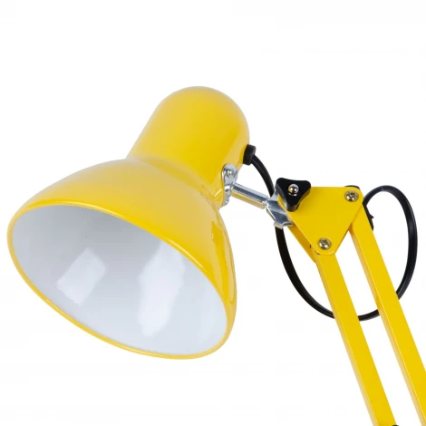 Интерьерная настольная лампа для школьника Uniel TLI-221 LIGHT YELLOW E27 (220V, выключатель)