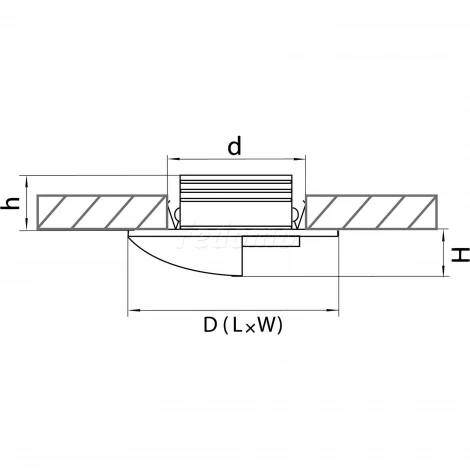 Подсветка для лестниц и ступеней встраиваемая Lightstar Lumina 212167 (LED, 220V)