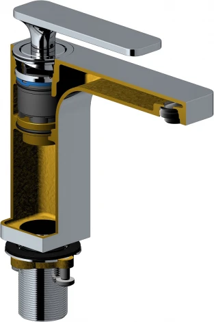 Смеситель Timo Torne 4360/00G для раковины с гигиеническим душем