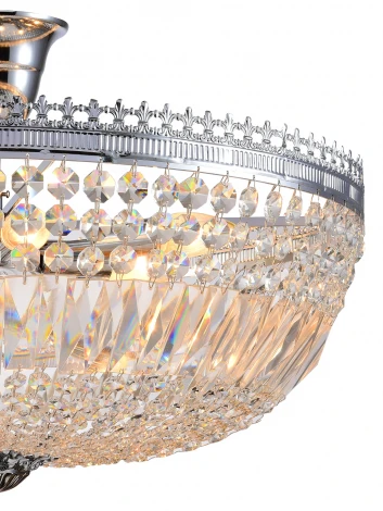 Потолочная люстра Natali Kovaltseva Rococo 81406/8C CHROME