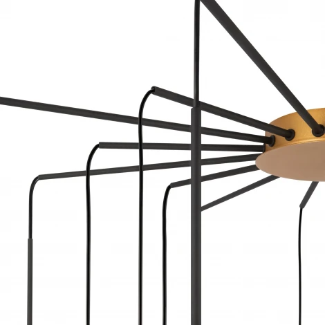 Подвесной светильник Maytoni Branch MOD176PL-16G (220V, на проводе, шарики, паук)