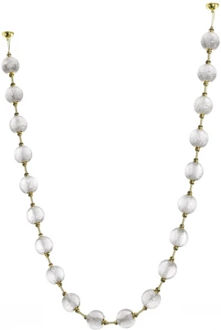 Подвесной светильник Odeon Light Crystal 5008/80L золотой/прозрачный/металл/акрил LED 80W (220V, шарики, бусы)