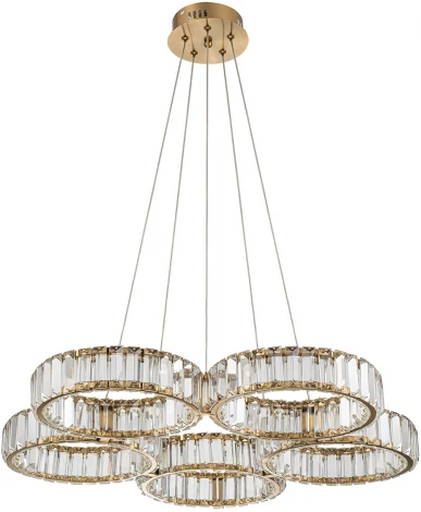 Подвесной светильник 12036/5P Brass Indigo Favo V000074L