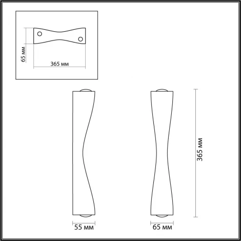 Бра Odeon Light Hightech 4291/10WL (LED, 220V)