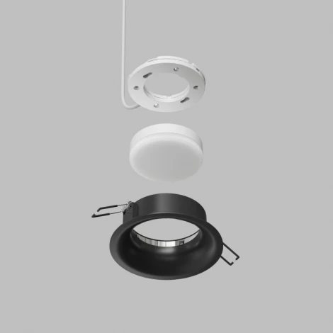 Точечный встраиваемый светильник Denkirs Iner DK2150-BK