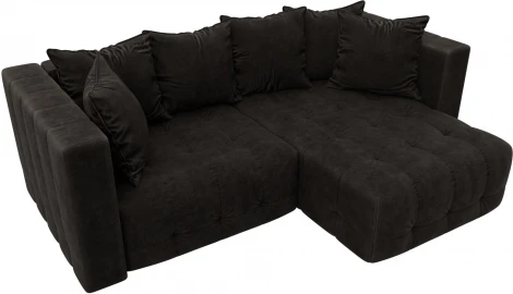 Диван угловой Лига-052 НПБ угол универсальный Лига Диванов (Велюр) арт.128812