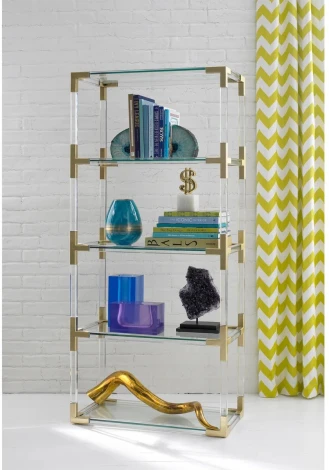 Стеллаж IST-CASA Роялти MH-1780NC-5, 80х35х168 см, прозрачный