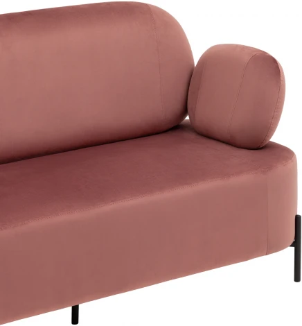 Диван Stool Group Кэнди велюр пыльно-розовый УТ000036921