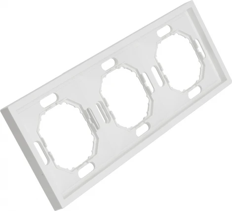 Рамка на 3 поста (белый) Stekker Эмили 49886