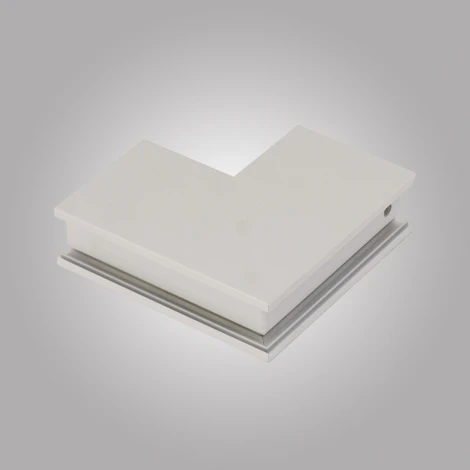 Коннектор угловой внутренний для накладного магнитного шинопровода AM Group MAGNET AM401 LL-20B 90° ВНУТРЕННИЙ WH (48V)