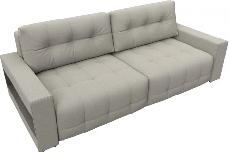 Диван прямой с полками Лига-053 НПБ Лига Диванов (Рогожка) арт.128884