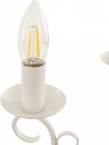 Подвесная люстра Arte Milano AM341369 341369/8 WT (220V, на цепи, подсвечник, свеча)