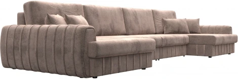 Диван П-образный Лига-057 НПБ Лонг Лига Диванов (Велюр) арт.129333