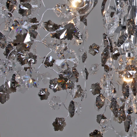 Потолочная люстра хрустальная на штанге Reluce 08285-0.4-06 CR (220V)