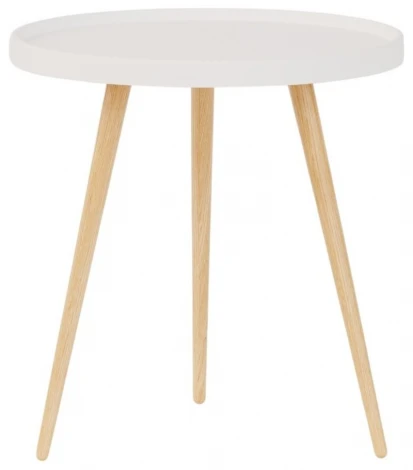 Стол журнальный Слайн Келли белый 1620181601