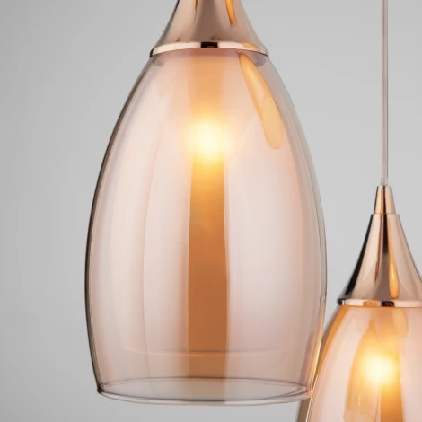 Подвесной светильник Eurosvet Cosmic 50085/3 золото (220V, на проводе)