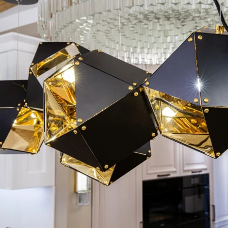 Подвесной светильник L'Arte Luce Welles L31208 black,gold (220V, на тросе)