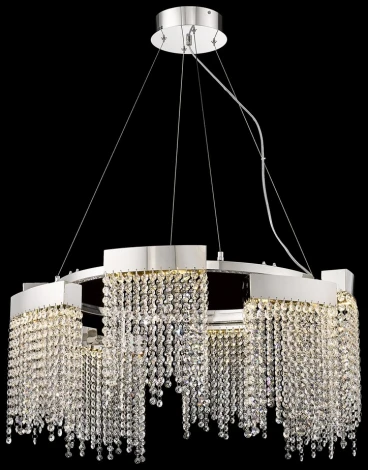 Подвесная люстра Wertmark Regina WE463.08.103 (LED, 220V, хрусталь, на тросе)