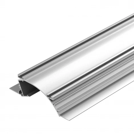 Профиль с экраном ALM-ARC-SINGLE-2000 ANOD+FROST (Алюминий) 029850 Arlight