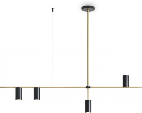 Потолочная люстра на штанге Freya Enzo FR5201PL-04B (220V)