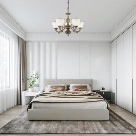 Подвесная люстра Arte Milano AM342837 342837/5 AB (220V, на цепи)