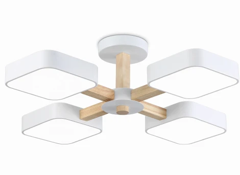 Потолочная люстра светодиодная на штанге с регулировкой цветовой температуры Ambrella COMFORT FL4879 (220V)