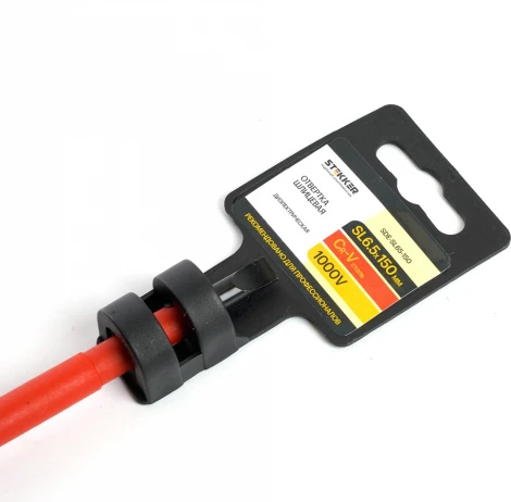 Отвертка шлицевая диэлектрическая Stekker 39768