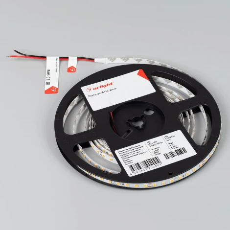 Светодиодная лента UL-A112-8mm 24V Day5000 (7 W/m, IP20, 5m) (Arlight, 7 лет) 052760