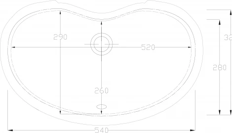 Раковина ArtCeram Idea IDL001