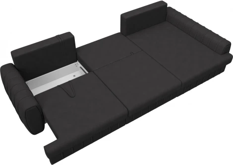 Диван угловой Лига-057 НПБ Лонг угол правый Лига Диванов (Замша) арт.129313