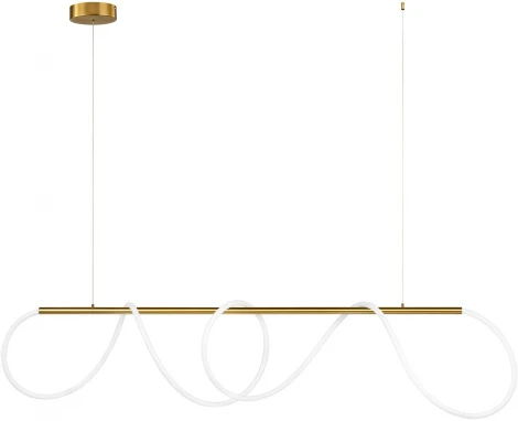 Подвесной светильник светодиодный с гибким неоном Loft It Thread 10388P/B Brass (220V, на тросе)