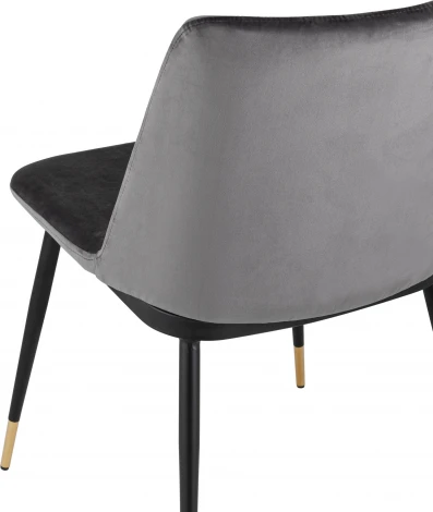 Стул Мелисса велюр Темно-серый 2 шт Stool Group (арт.УТ000037480)